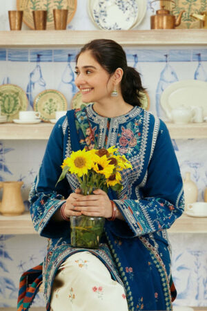 Zara Shahjahan 3PC Unstitched Luxury Lawn Heavy Embroidered Suit