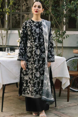 Zara Shahjahan FZH-879 Lawn 3Pc unstitched Emb Suit